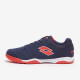 Sepatu Futsal Lotto Tacto 301 Indoor Navy Blue Cliff Red All White 214589-88I
