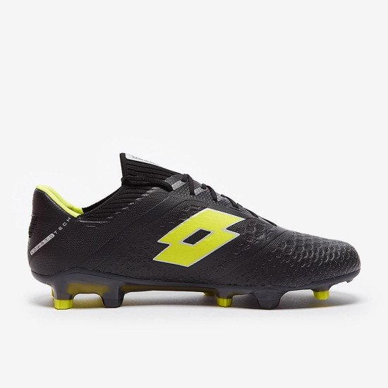 Sepatu Bola Lotto Maestro 100 IV FG Black Acacia Green 214590-2AW