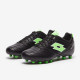 Sepatu Bola Lotto Stadio 300 III FG Black Spring Green 214602-1NI