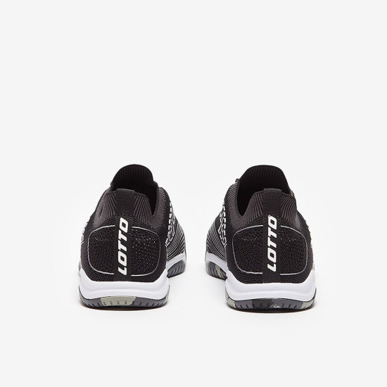 Sepatu Futsal Lotto Tacto 250 Indoor All Black All White Cool Gray 7C 216457-5SW Sepatu Futsal Lotto Tacto 250 Indoor All Black All White Cool Gray 7C 216457-5SW