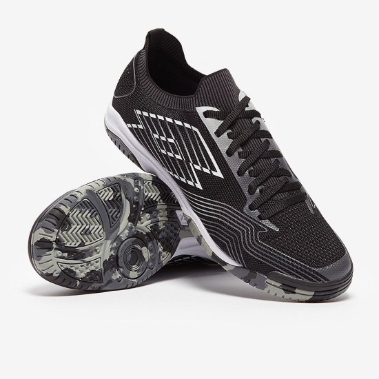 Sepatu Futsal Lotto Tacto 250 Indoor All Black All White Cool Gray 7C 216457-5SW Sepatu Futsal Lotto Tacto 250 Indoor All Black All White Cool Gray 7C 216457-5SW