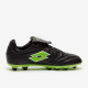 Sepatu Bola Lotto Stadio 200 III FG Black Spring Green 218126-1NI