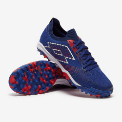 Sepatu Futsal Lotto Tacto 250 Turf Amparo Blue White Cliff Red 218127-89C