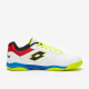 Sepatu Futsal Lotto Tacto 300 VII Indoor White Black Safety Yellow 218146-267