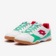 Sepatu Futsal Lotto Tacto 300 VII Indoor White Red Poppy Green 218146-9GP