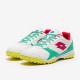 Sepatu Futsal Lotto Tacto 300 VII Turf White Red Poppy Green 218147-9GP