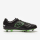 Sepatu Bola Lotto Stadio 45 SG Black Spring Green L59119-1NI