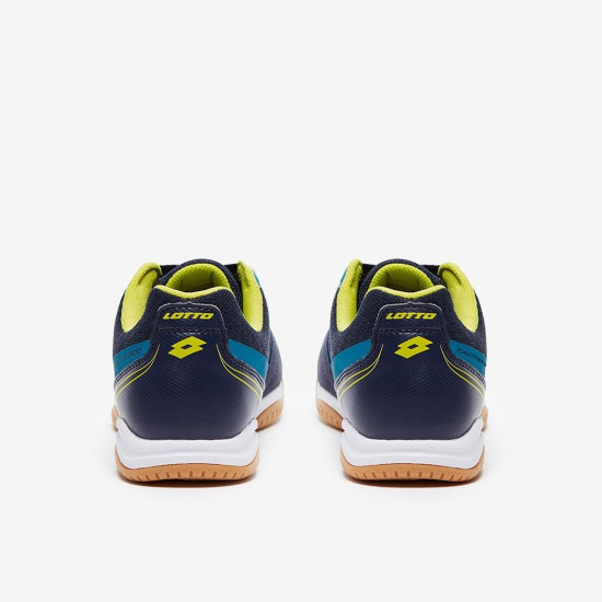 Sepatu Futsal Lotto Tacto 200 IV IN Acacia Green Navy Mosaic Blue L59158-5AW