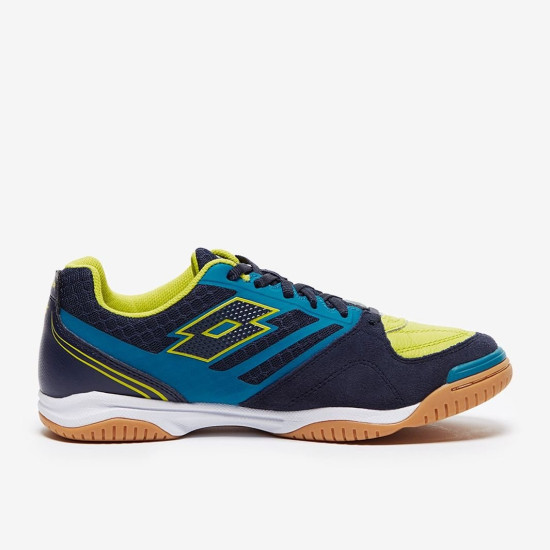 Sepatu Futsal Lotto Tacto 200 IV IN Acacia Green Navy Mosaic Blue L59158-5AW