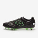 Sepatu Bola Lotto Stadio 45 SG Black Spring Green T6834-1NI