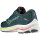 Sepatu Lari Mizuno Wave Rider 25 Smoke Blue White Neon Lime J1GC2103 01-7