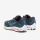 Sepatu Lari Mizuno Wave Rider 25 Smoke Blue White Neo Lime J1GC2103-01