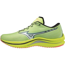 Sepatu Lari Mizuno Wave Rebellion Neon Lime White Neon Flame J1GC2117 02-7