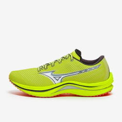 Sepatu Lari Mizuno Wave Rebellion Neo Lime White Neon Flame J1GC2117-02