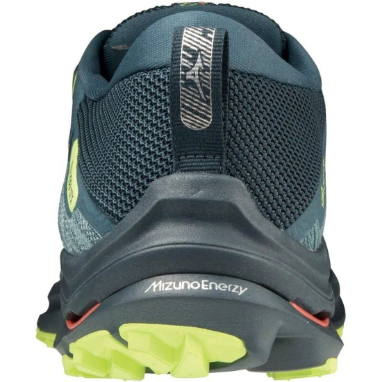 Sepatu Lari Mizuno Wave Rider GTX Orion Blue Neon Lime J1GC2179 24-7