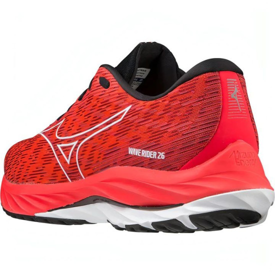Sepatu Lari Mizuno Wave Rider 26 Ignition Red White Black J1GC2203 06-7.5 Sepatu Lari Mizuno Wave Rider 26 Ignition Red White Black J1GC2203 06-7.5
