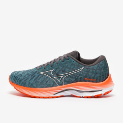 Sepatu Lari Mizuno Wave Rider 26 Provincial Blue Nimbus Cloud Soleil J1GC2203-51