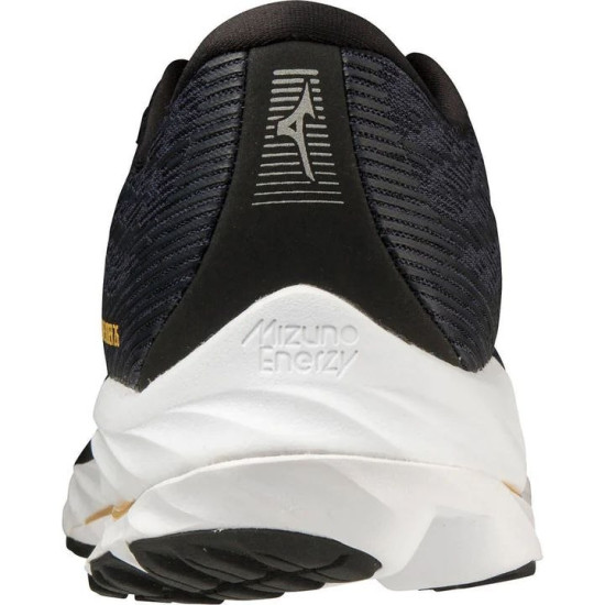 Sepatu Lari Mizuno Wave Rider 26 Wide Fit (2E) Odyssey Grey Metallic Grey Pale Marigold J1GC2204 02-8