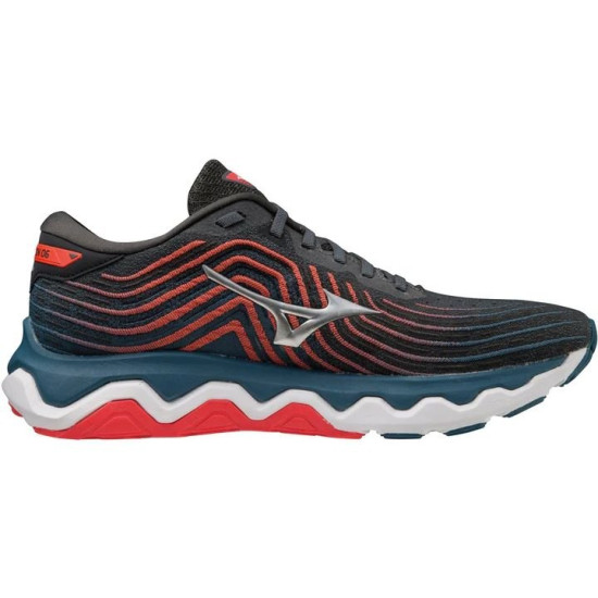 Sepatu Lari Mizuno Wave Horizon 6 Black Oyster Nimbus Cloud Soleil J1GC2226 11-7