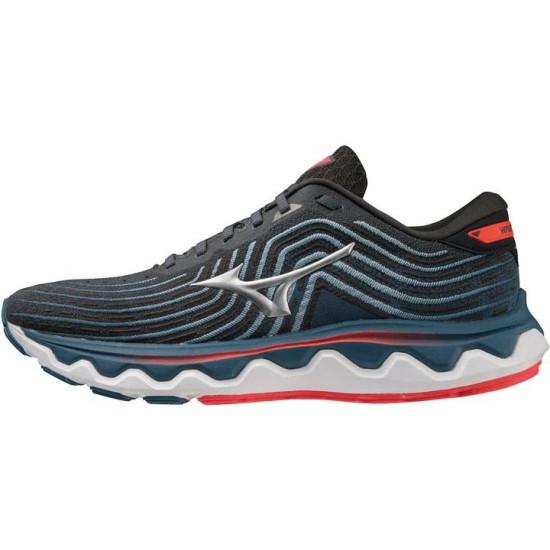 Sepatu Lari Mizuno Wave Horizon 6 Black Oyster Nimbus Cloud Soleil J1GC2226 11-7