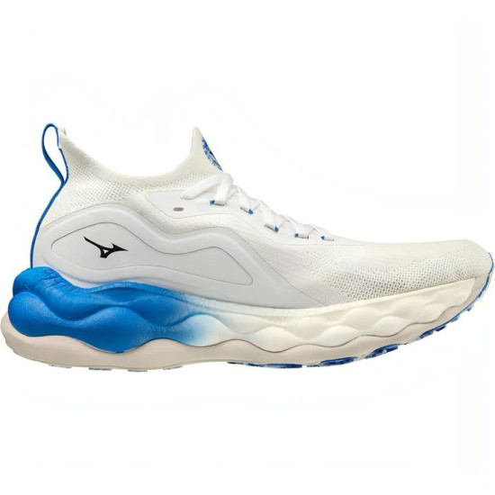 Sepatu Lari Mizuno Wave Neo Ultra Undyed White Black Peace Blue J1GC2234 01-8.5 Sepatu Lari Mizuno Wave Neo Ultra Undyed White Black Peace Blue J1GC2234 01-8.5