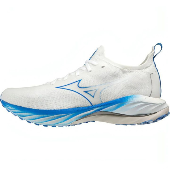 Sepatu Lari Mizuno Wave Neo Wind Undyed White Peace Blue J1GC2278 010-9.5