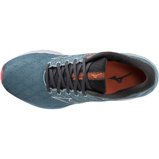 Sepatu Lari Mizuno Wave Inspire 19 Provincial Blue White Light Orange J1GC2344 01-7 Sepatu Lari Mizuno Wave Inspire 19 Provincial Blue White Light Orange J1GC2344 01-7