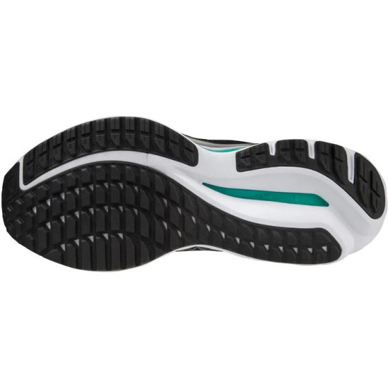 Sepatu Lari Mizuno Wave Inspire 19 Black Metallic Grey Biscay Green J1GC2344 02-7 Sepatu Lari Mizuno Wave Inspire 19 Black Metallic Grey Biscay Green J1GC2344 02-7