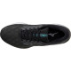 Sepatu Lari Mizuno Wave Inspire 19 Wide Fit (2E) Black Metal Grey Green J1GC2345 02-7