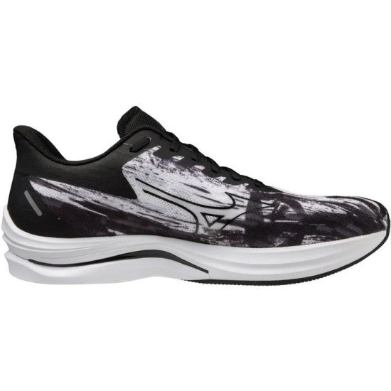 Sepatu Lari Mizuno Wave Rebellion Sonic Black White J1GC2392 01-5 Sepatu Lari Mizuno Wave Rebellion Sonic Black White J1GC2392 01-5