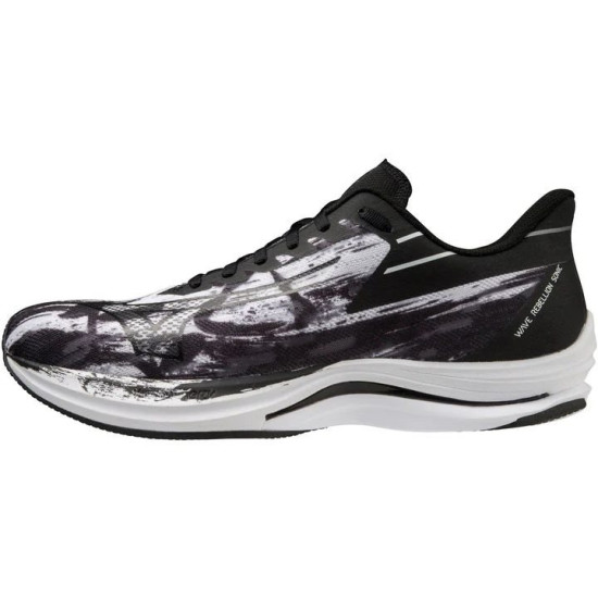 Sepatu Lari Mizuno Wave Rebellion Sonic Black White J1GC2392 01-5 Sepatu Lari Mizuno Wave Rebellion Sonic Black White J1GC2392 01-5