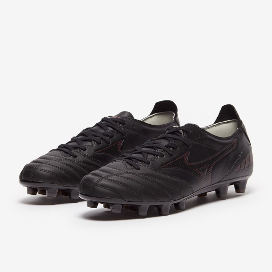 Sepatu Bola Mizuno Morelia Neo III Pro Black Tawny Port Black P1GA2183-00