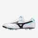 Sepatu Bola Mizuno Morelia II Elite FG White Black Blue Atoll P1GA2212-09 Sepatu Bola Mizuno Morelia II Elite FG White Black Blue Atoll P1GA2212-09