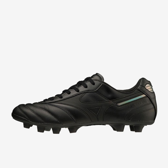 Sepatu Bola Mizuno Morelia II Elite FG Black Black Iridescent P1GA2212-99 Sepatu Bola Mizuno Morelia II Elite FG Black Black Iridescent P1GA2212-99