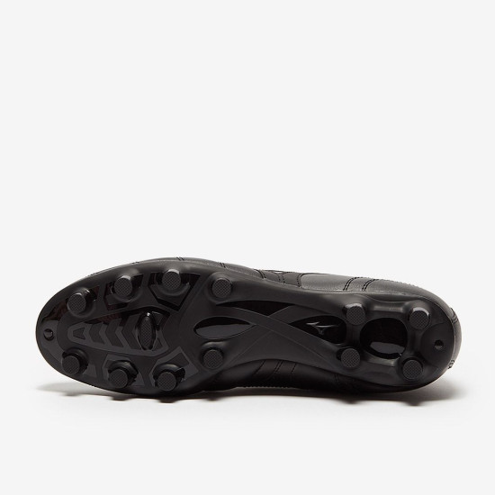 Sepatu Bola Mizuno Morelia II Club FG Black Black Iridescent P1GA2216-99