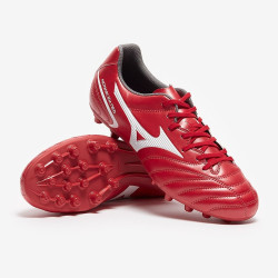 Sepatu Bola Mizuno Monarcida Neo II Select AG High Risk Red White P1GA2226-60