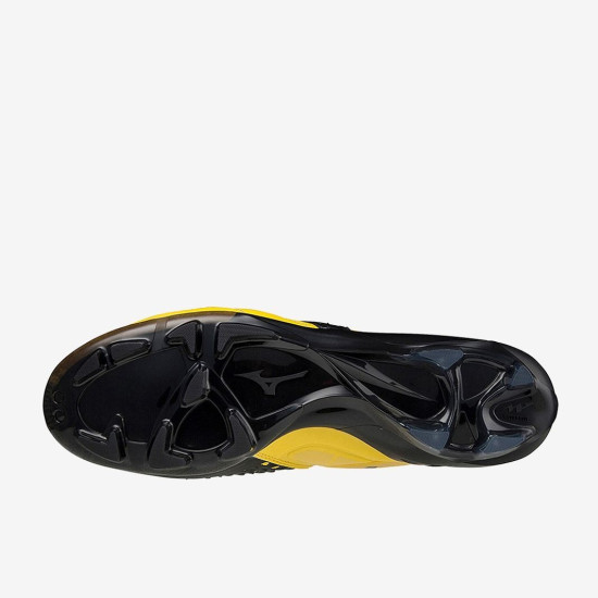 Sepatu Bola Mizuno Wave Ignitus Japan FG Cyber Yellow Black P1GA2244-09