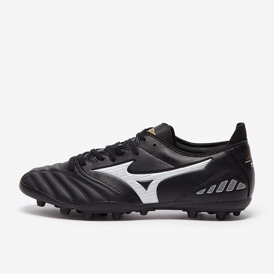 Sepatu Bola Mizuno Morelia Neo III Pro AG Black Galaxy Silver Black P1GA2284-03