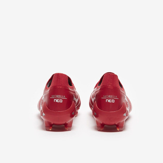 Sepatu Bola Mizuno Morelia Neo III ß Elite FG High Risk Red White High Risk Red P1GA2291-60 Sepatu Bola Mizuno Morelia Neo III ß Elite FG High Risk Red White High Risk Red P1GA2291-60
