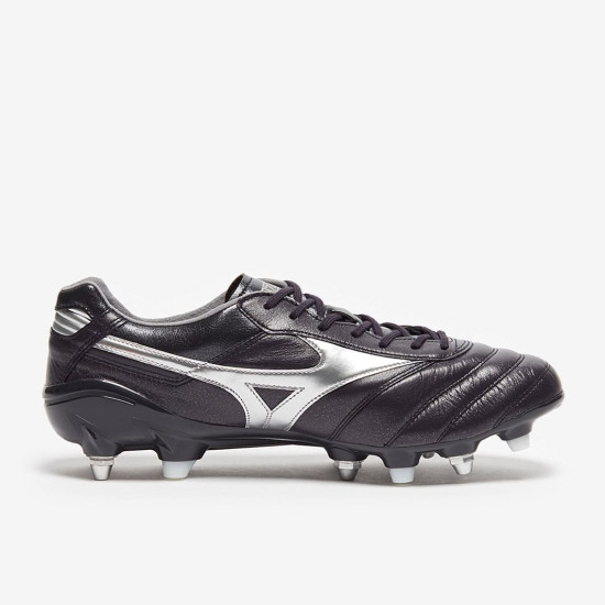 Sepatu Bola Mizuno Morelia DNA Japan Mix Obsidian Galaxy Silver P1GC2110-03