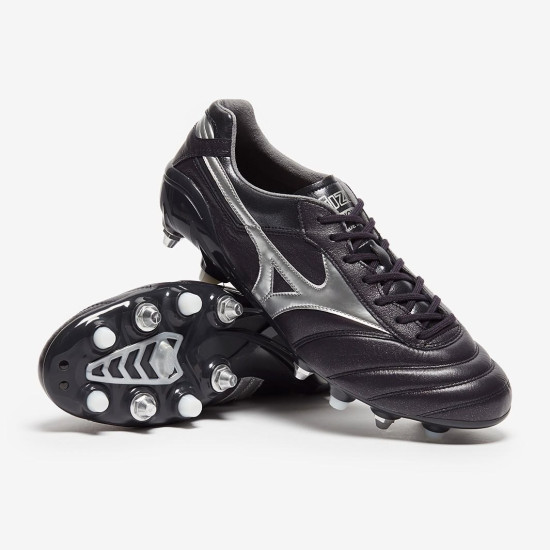 Sepatu Bola Mizuno Morelia DNA Japan Mix Obsidian Galaxy Silver P1GC2110-03