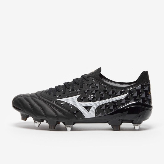 Sepatu Bola Mizuno Morelia Neo III ß Japan SG Pro Black Galaxy Silver Black P1GC2290-03