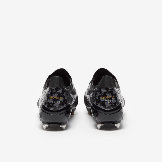Sepatu Bola Mizuno Morelia Neo III ß Japan SG Pro Black Galaxy Silver Black P1GC2290-03 Sepatu Bola Mizuno Morelia Neo III ß Japan SG Pro Black Galaxy Silver Black P1GC2290-03