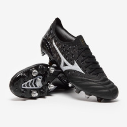 Sepatu Bola Mizuno Morelia Neo III ß Japan SG Pro Black Galaxy Silver Black P1GC2290-03