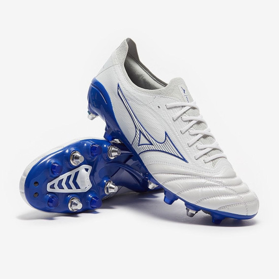 Sepatu Bola Mizuno Morelia Neo III ß Japan SG Pro White Reflex Blue Cool Gray P1GC2290-25 Sepatu Bola Mizuno Morelia Neo III ß Japan SG Pro White Reflex Blue Cool Gray P1GC2290-25