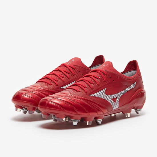 Sepatu Bola Mizuno Morelia Neo III ß Made In Japan Mix SG High Risk Red White High Risk Red P1GC2290-60