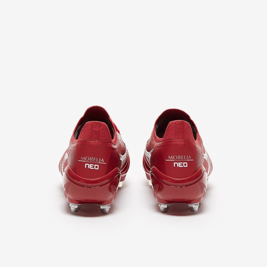 Sepatu Bola Mizuno Morelia Neo III ß Made In Japan Mix SG High Risk Red White High Risk Red P1GC2290-60 Sepatu Bola Mizuno Morelia Neo III ß Made In Japan Mix SG High Risk Red White High Risk Red P1GC2290-60