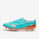 Sepatu Bola Mizuno Alpha Made In Japan SG Mix Blue Curacao Snow White Red Brown Satin P1GC2360-25