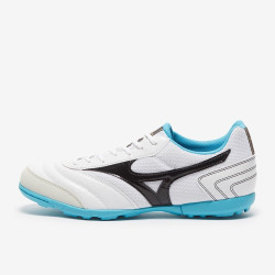 Sepatu Futsal Mizuno MRL Sala Club Turf White Black Q1GB2203-09