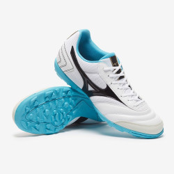 Sepatu Futsal Mizuno MRL Sala Club Turf White Black Q1GB2203-09